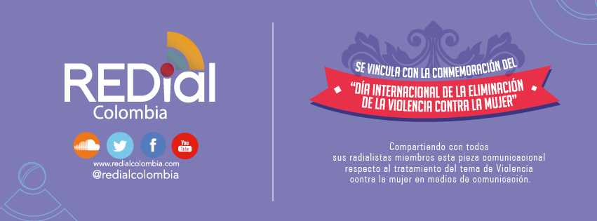REDialColombia's tweet photo. Estamos con el Día Internacional de la Eliminación de la Violencia Contra la Mujer. http://t.co/VzpSFL6rCP