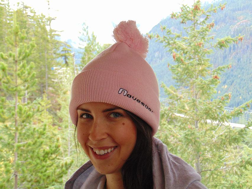 Novemberapparel's tweet image. Get your pink pom pom on. Available at only the FINEST retailers world wide and on-line at novemberapparel.com