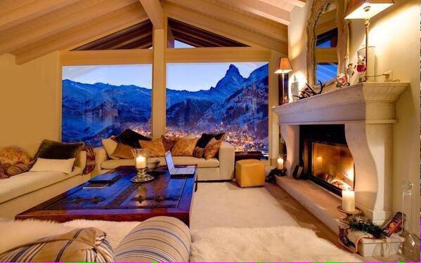 lifegoals's tweet image. Cabin with a mountain view