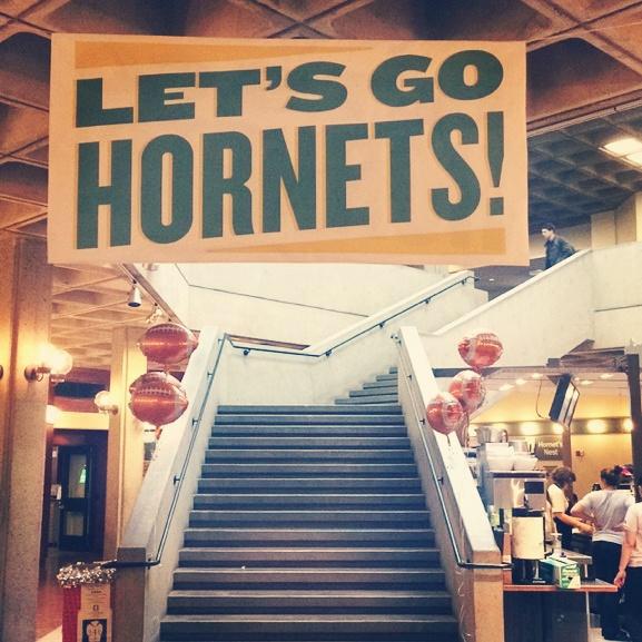 CenterSacState's tweet image. Let's go #Hornets! Get ready to get out &amp;amp; vote yes for #TheCenter. #campuswedeserve