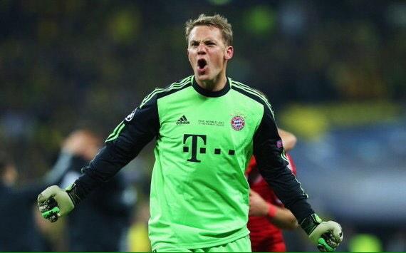 Nowfootball's tweet photo. Manuel Neuer has completed more passes (68) in the Champions League this season than Sergio Aguero (63). http://t.co/POjdWd48EA