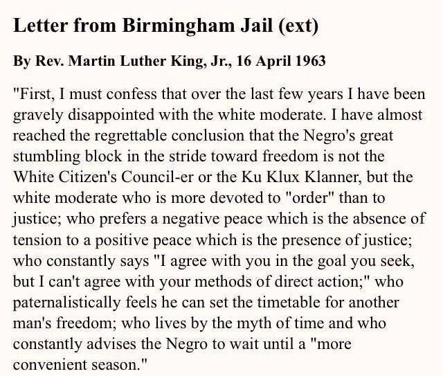 Letter from Birmingham Jail by Martin Luther King Jr. Letter from Birmingham Jail by Martin Luther King Jr.