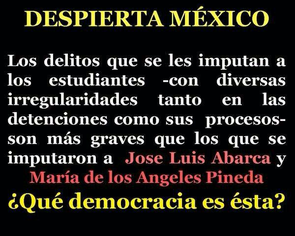 alfredoleyva11's tweet photo. #YaMeCanse hay protestar su libertad #Ferguson #Ayotzinapa #EPNrenunciaYa #AyotzinapaSomosTodos #ViolenciaDeGenero http://t.co/T0fTJdMnnb