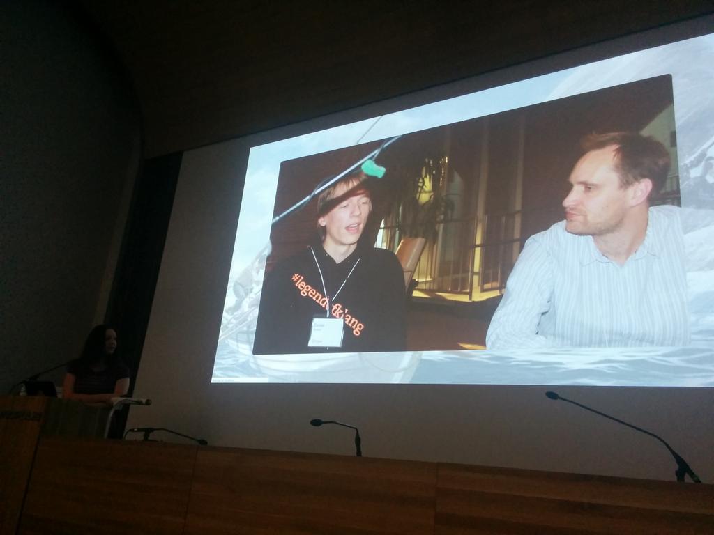 Pisketti's tweet image. The one and only @samaaron in his third #clojutre event!