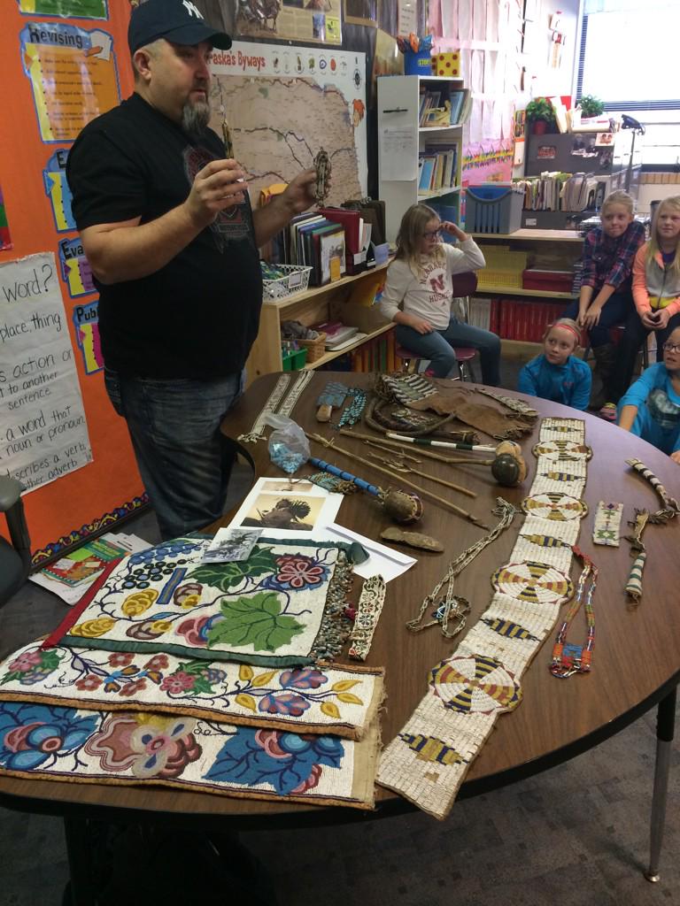 Real Native American artifacts! How cool! 4th grade rocks!