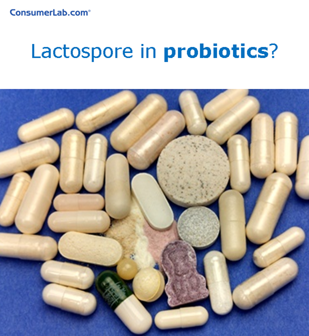 ConsumerLab's tweet image. #Lactospore in #probiotics? See ConsumerLab.com’s answer here: tiny.cc/0gxvpx