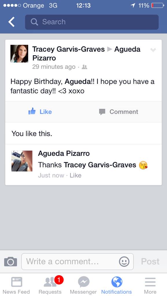 aguedapizarro's tweet image. Who is the sweetest #favoritewriter ? @tgarvisgraves she is thank you so much you made november my month