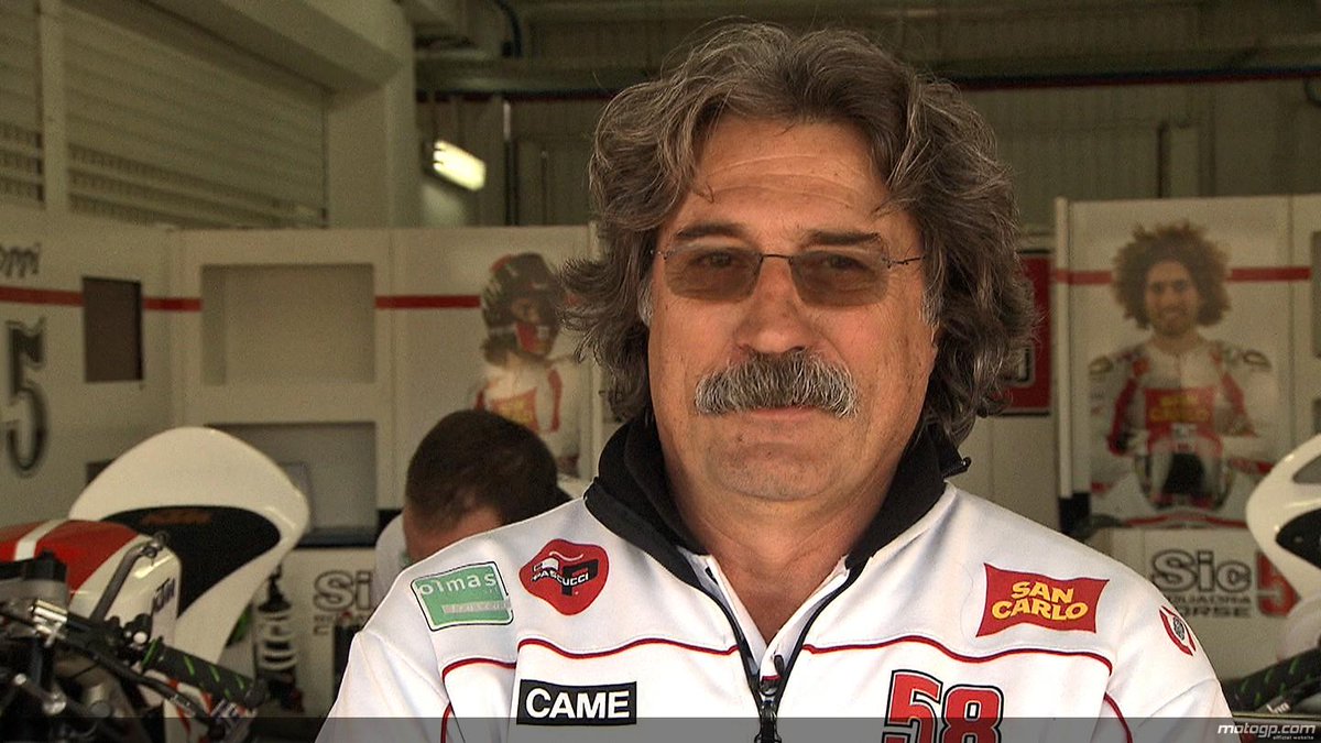 MotoGP's tweet image. Interview with Marco Simoncelli's father, Paolo Simoncelli: ‘This team gives me strength’ motogp.com/en/news/2014/P…