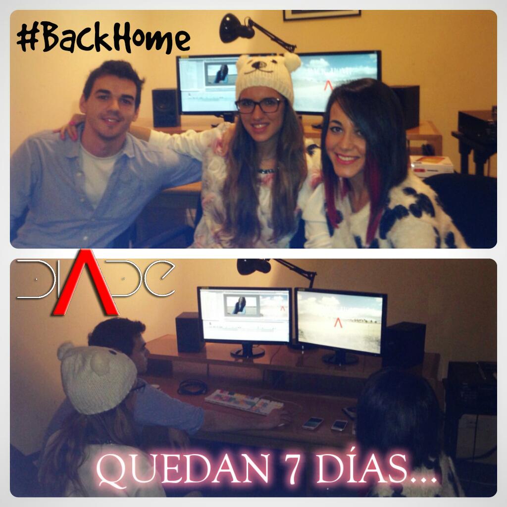 Diade_official's tweet photo. Ultimando retoques a una historia que no dejará indiferente a nadie...Comienza la cuenta atrás #7DíasBackHome 7⃣▶ 🎬 http://t.co/9XDyTW3I3l