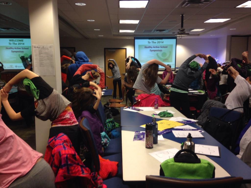 EverActiveAB's tweet photo. A great warmup from @keyanohuskies at #hass2014! #ymm @keyanocollege http://t.co/CT7Z2HXwCq