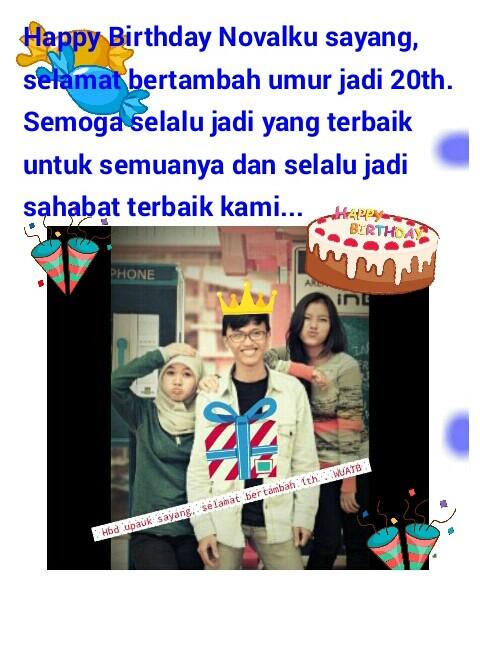 LuckyNancy02's tweet photo. @NovalK17 HBD upauk :* wish u all the best http://t.co/dCrwWiXsrI
