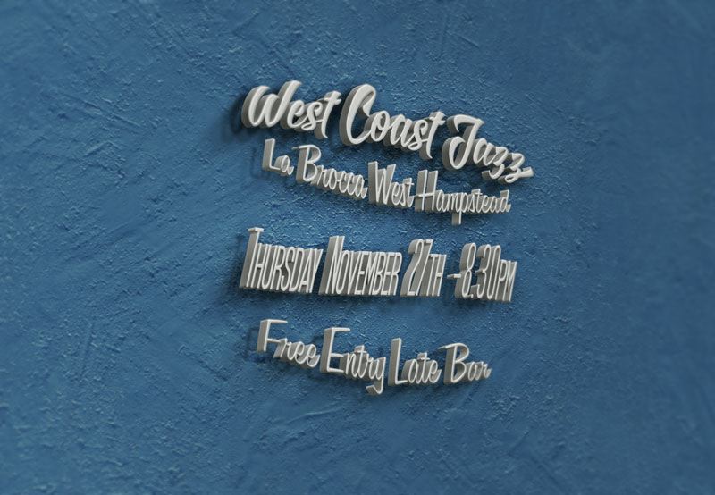 Calling all dwellers of West Hampstead! Cool Jazz <a href="/LA_BROCCA/">LABROCCA</a> 27th November 20.30 free