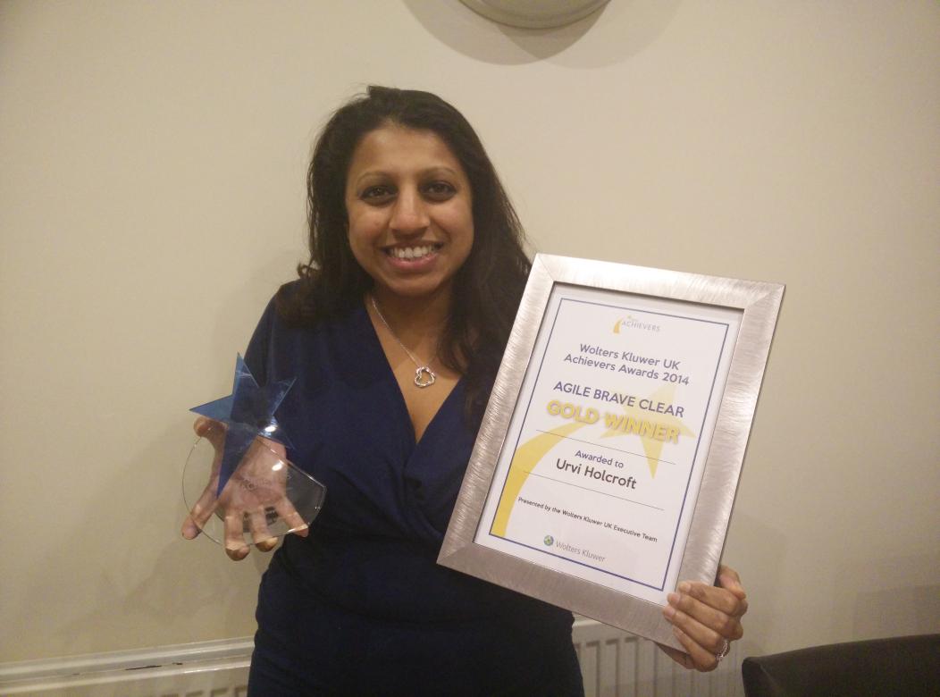 Thanks everyone! I'm so proud and happy. Completely surprised. Picture of me and my award