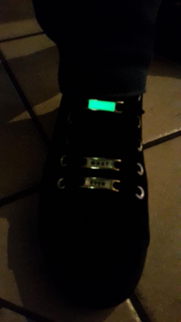CastleHayley's tweet photo. Glow in the dark Sneaker  Speakers  by Donna-Ley Jewellery http://t.co/ja626vYnuo