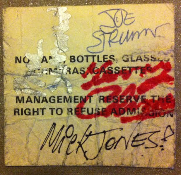 Fan Michael remembers chatting to Joe Strummer at Leeds University in 1982. Take a look at his souvenirs from the gig