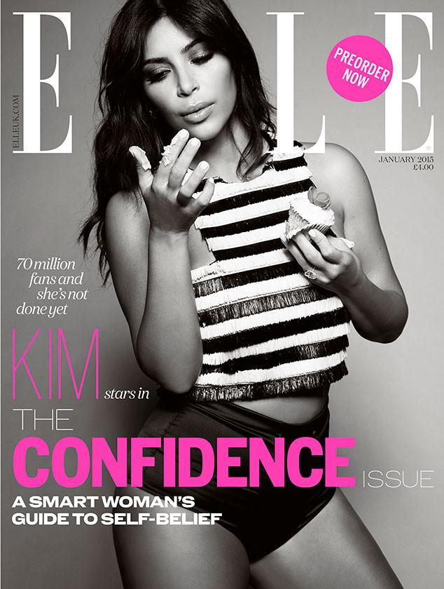 eentertainment's tweet photo. Kim Kardashian graces the cover of @ELLEmagazine's #ConfidenceIssue: You like? http://t.co/SoThhWrAhI