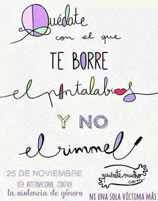 AAIIDYL's tweet photo. Quédate con el que te borre el pintalabios y no el rimmel. Quiérete Mucho** http://t.co/mlbF44QOsN