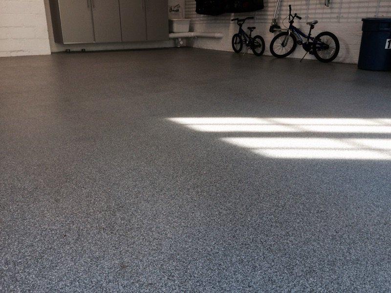 GarageandBeyond's tweet photo. Garage Makeover in #Rye #NY. #Custom storage #cabinets, gridwall storage units, and our #Gravel #epoxy chip flooring http://t.co/ZS81aKpBo3