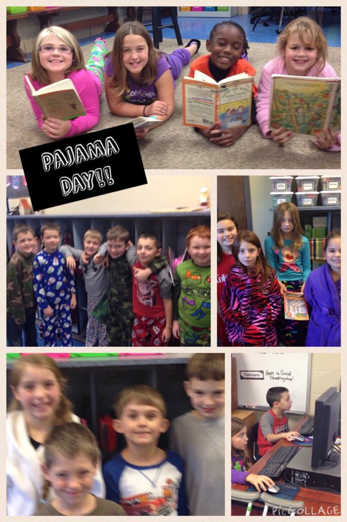 Floydmcthird's tweet photo. We are reading and testing in our pajamas!! #awesomethirdgraders @MaplecrestLeban @SharonWinfrey1 http://t.co/58DajlciAO