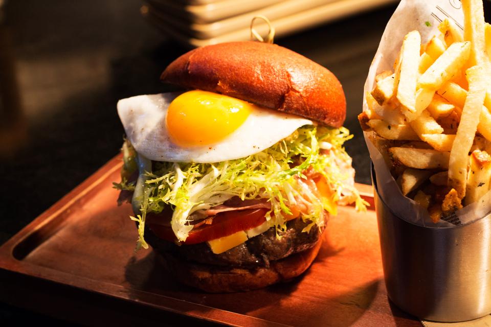 Who is ready for lunch?30 Buck Chuck #10ozblendedfiletmignon #kobeprimeribpatty #sunnysideupduckegg <a href="/PatioGoldfinch/">Patio on Goldfinch</a>