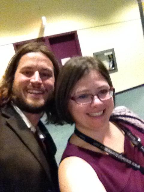 MattMurrie's tweet photo. #WhatIf it was great meeting @RebeccaPalmerCA. In person at @SLTconference? #STL14 http://t.co/Cj3RHYJwC8