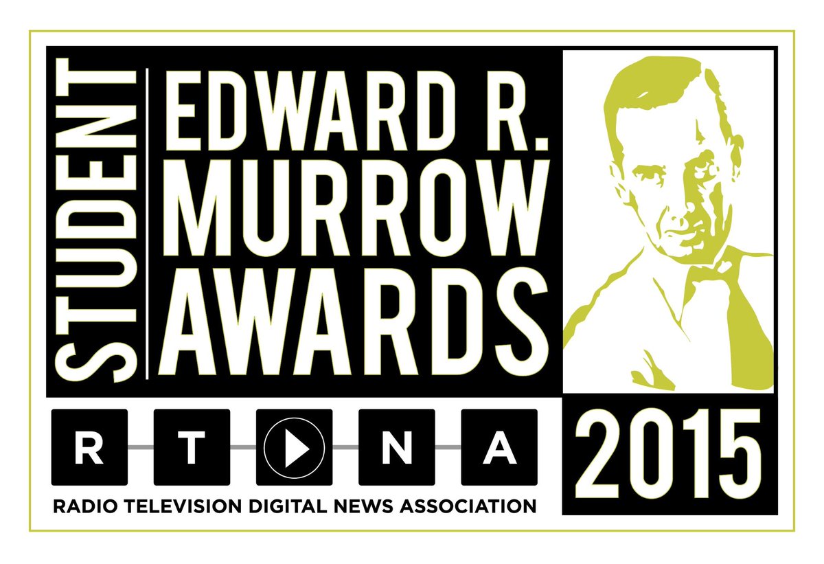 hansenkarenm's tweet photo. @mujournalism FYI @RTDNA's new Student #Murrows competition opens Dec 1! http://t.co/G21yMrg9Of http://t.co/oWw8Yda0bQ