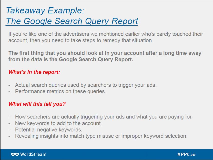 WordStream's tweet photo. 2. You Get What You Put In… A little work every week on your AdWords campaigns can deliver BIG dividends #ppc20 http://t.co/8fnJbJ1US4