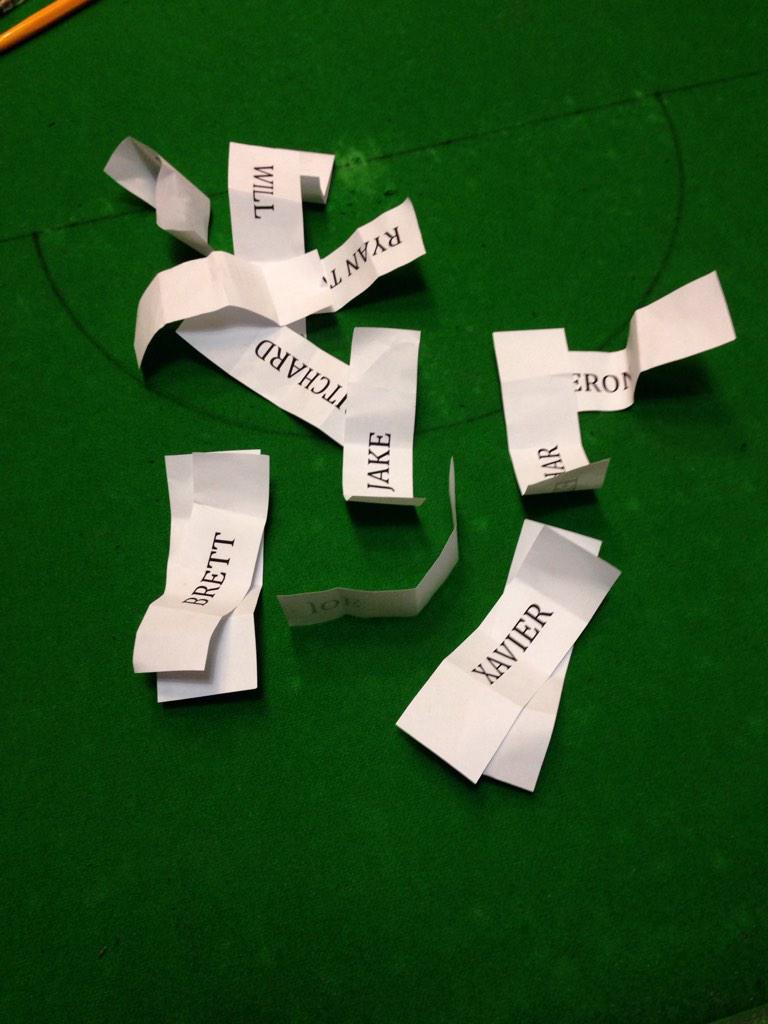 UOC1XI's tweet photo. The draw has been made for tonight's Pub Golf. Dangerous night ahead for the lads! http://t.co/CrEt8H4hWe