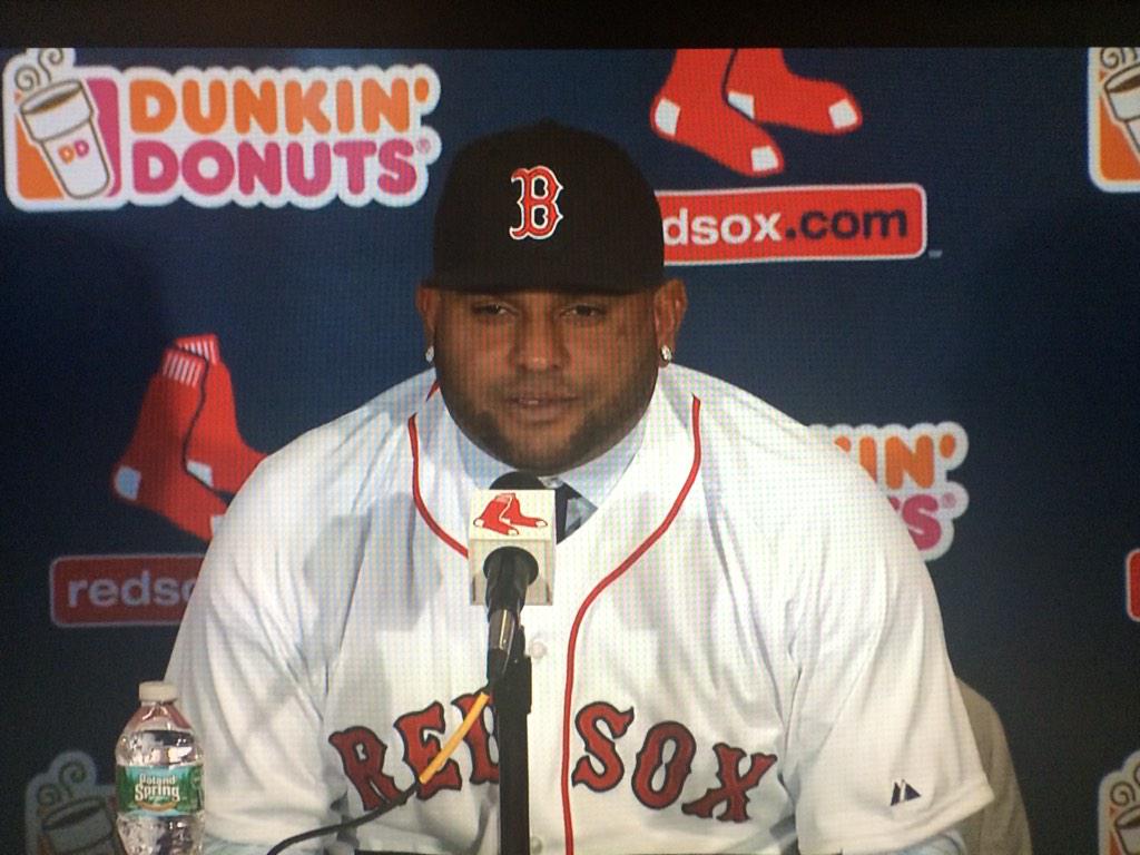 mandymarks's tweet photo. I have a feeling he will be dunkin a lot of donuts. #byebyepablo #SFGiants #thanks http://t.co/RJvPoyiHD9