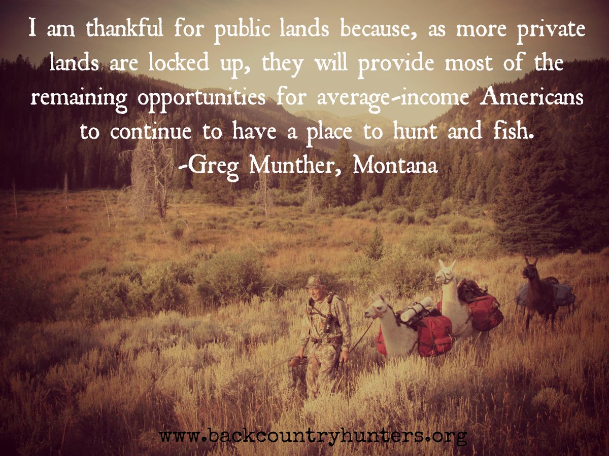 Why we're #thankful for public lands
#KeepItPublic