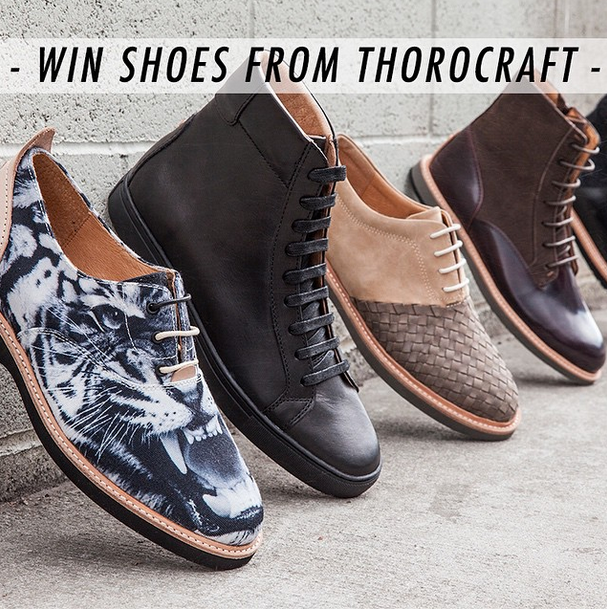 designmilk's tweet photo. Win shoes from @Thorocraft ---> http://t.co/wiv7OJROzQ http://t.co/cNfRuyjkdP
