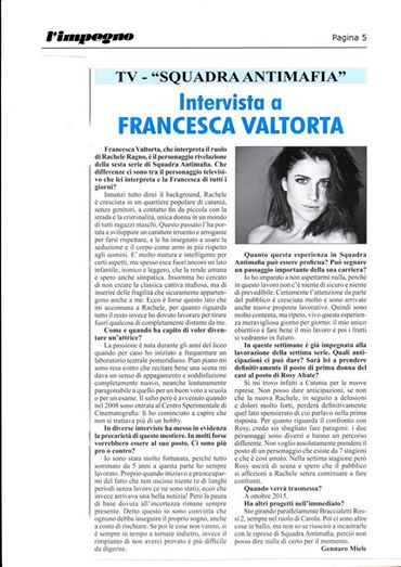 FrancyValtorta's tweet photo. NUOVA INTERVISTA http://t.co/hMavVSKd46