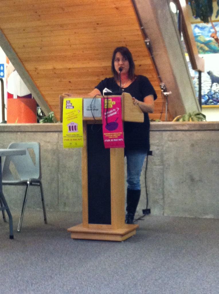 Renee-Claude Carrier of Kaushee's Place speaks about the importance of calling violence what it is.