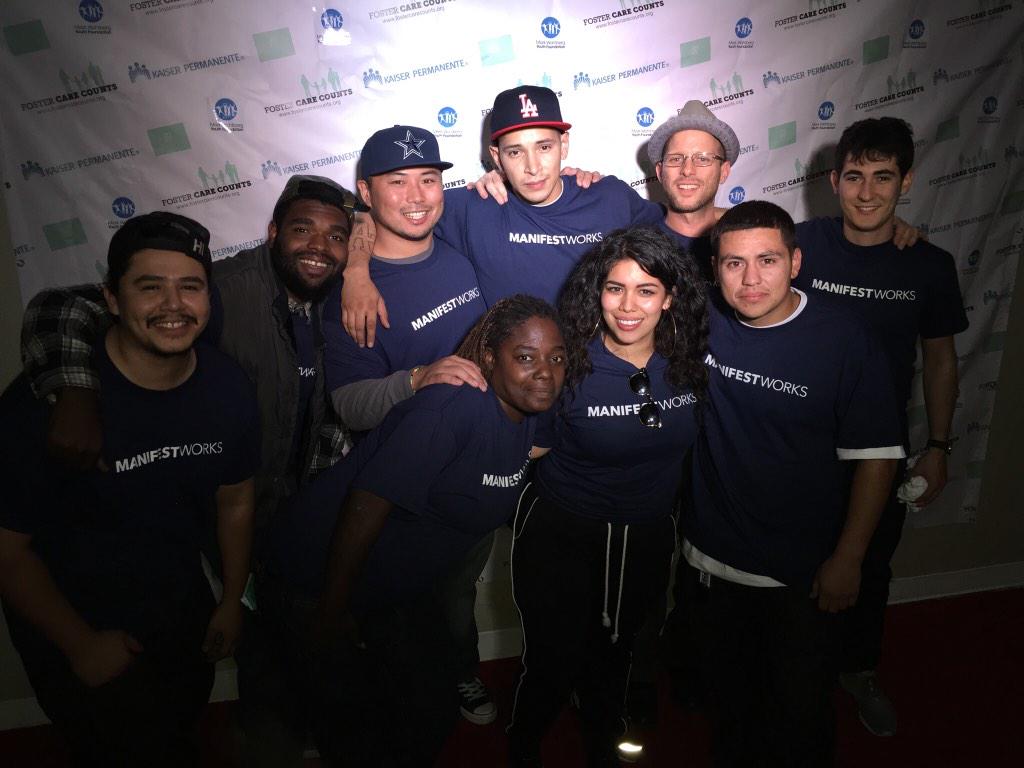 Picture's worth 1,000 words? Well, there's a million amazing words in this fantastic group. #manifestworks #on-set