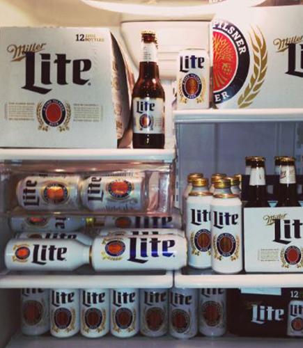 miller lite beer cooler