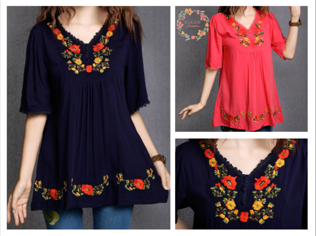 Túnica Floral $17.900. Encuéntrala en nuestra VENTA ESPECIAL DE NAVIDAD. Domingo 30 / 15.00 hrs / Vaticano #4021