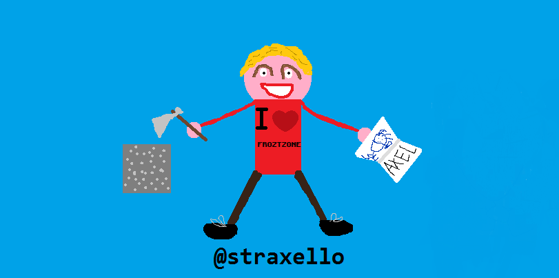 CaptainWistrol's tweet photo. #DagensFanArt är tillägnad @straxello för hans ögonbryn och "briljans" att spela in Youtube-videos! ;) #FROZTZONE http://t.co/qNVuOSeXAK