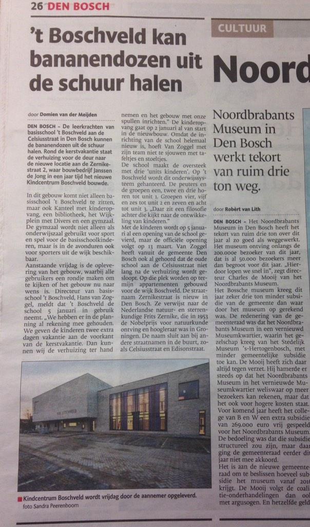 Vrijdag oplevering #kindcentrum #Boschveld @hanskcboschveld! Weer mooie samenwerking #signumonderwijs <a href="/Kanteel/">kante</a> #KOV