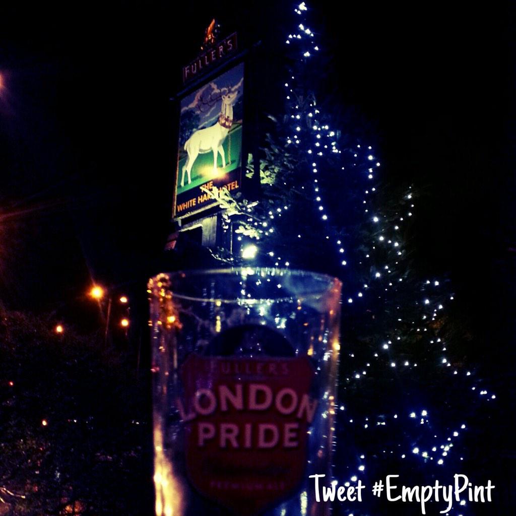 WhiteHart_Hotel's tweet photo. Christmas is coming! Follow @London_Pride & Tweet your pic to us with #EmptyPint before 30/11/14 and we'll refill it. http://t.co/KIs0ns6Y7H