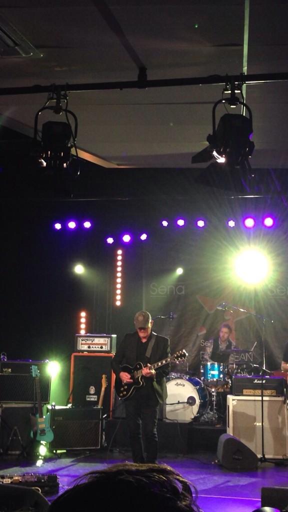 JanPiepenbroek's tweet photo. Guitar heroes Jan Akkerman, Adrian VanDenBerg and the winner of the European Guitar Award Slash! Now @ the afterparty http://t.co/49NizCW0CT