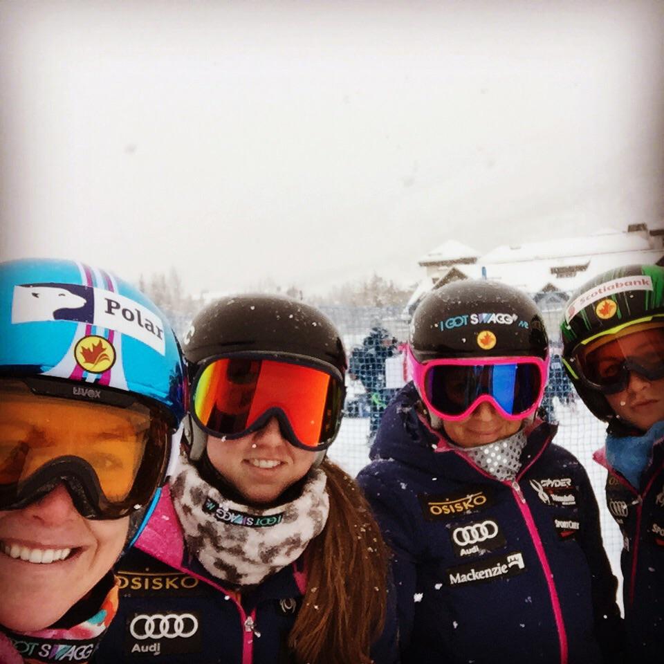 erinmielzynski's tweet photo. Gate smashing and snowflake catching. #vail #igotswagg @PrefontaineMP @ItsCandaceC @mikaelatommy http://t.co/f4YcbrdvN5