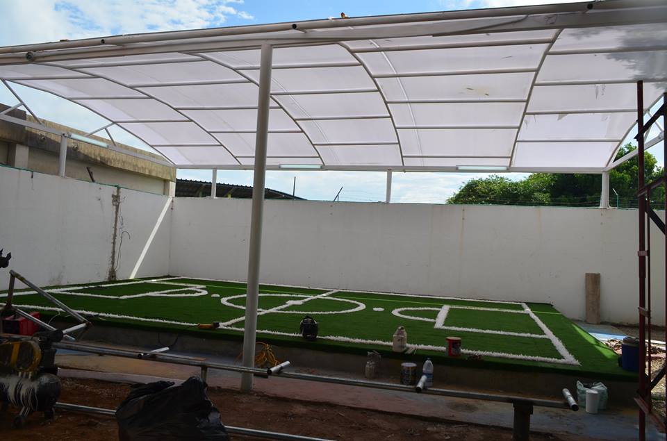 ElBancoMagd's tweet photo. Avanza Obra de Construcción y mejoramiento, en el Hogar de bienestar  la Piragua http://t.co/rPXQUQvX6i