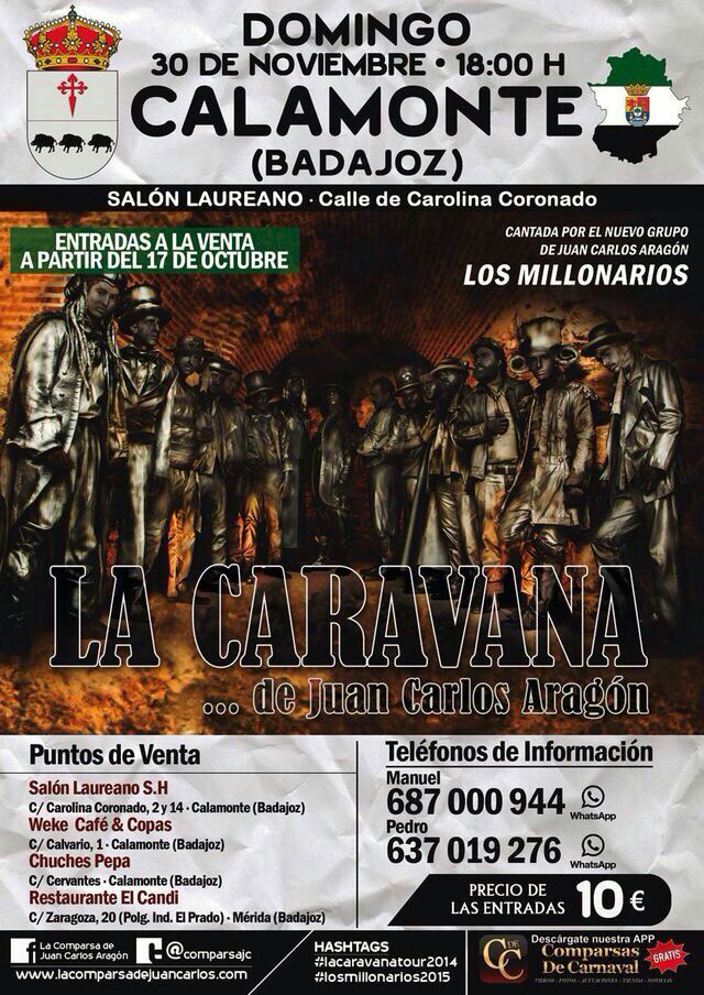 Ultimas 50 entradas! Gracias a Salon Laureano por cedernos sillas!
Te vas a perder la unica actuacion en la region??