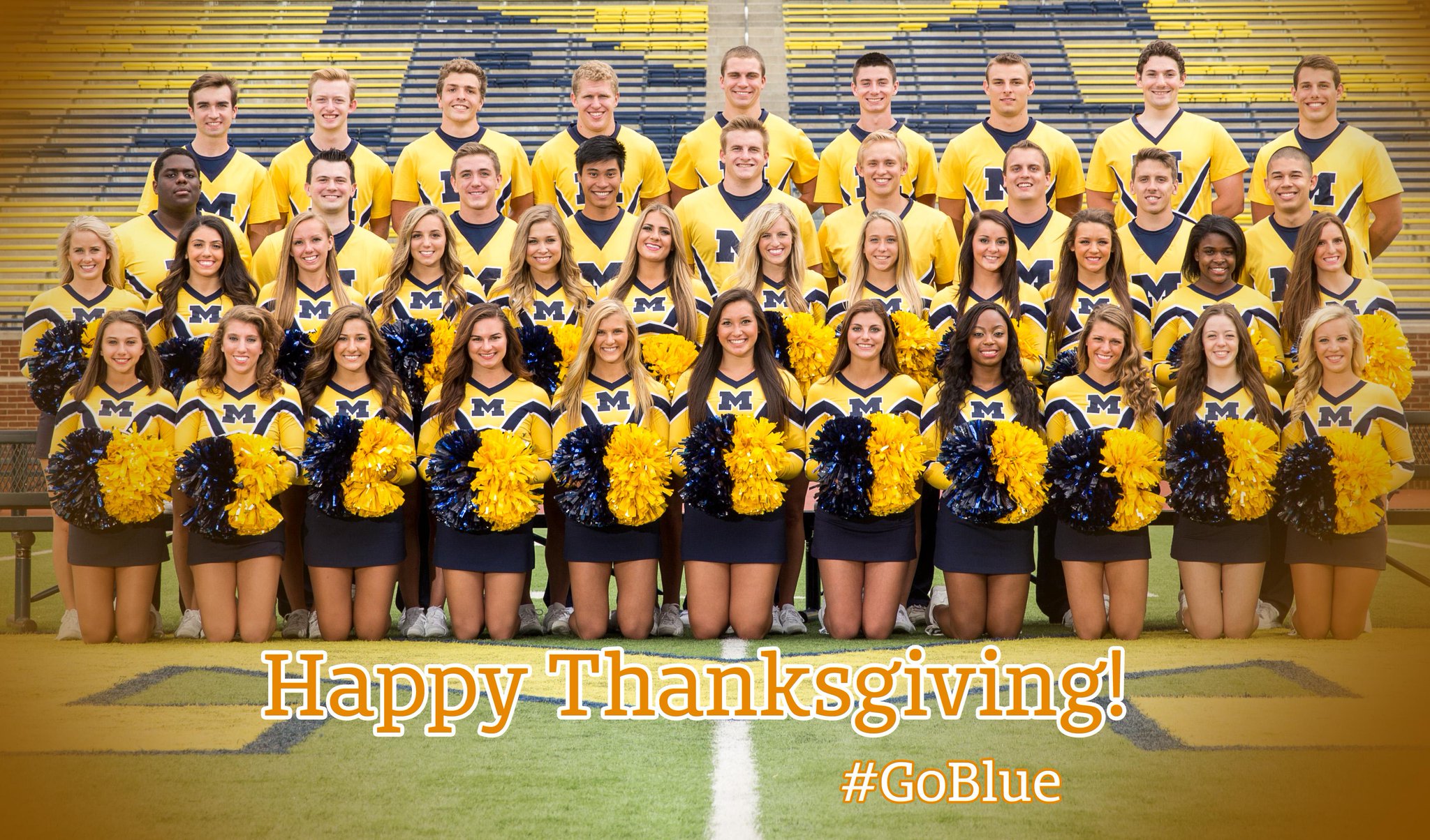 Michigan Cheer on Twitter "Give thanks today and everyday! GoBlue