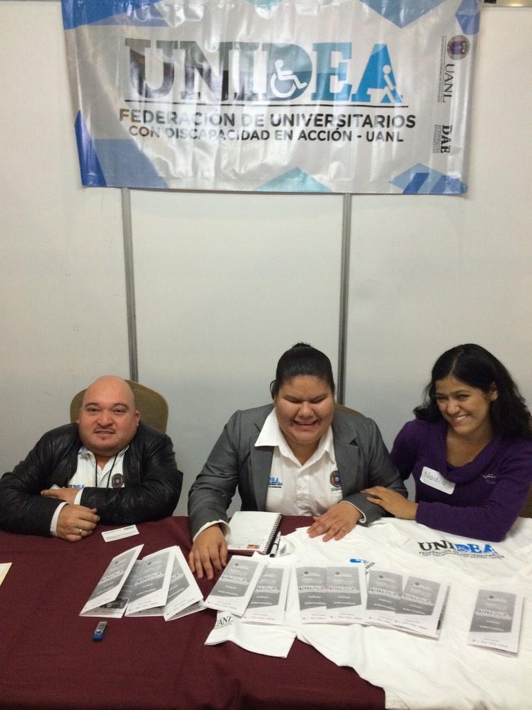 Unidea_Uanl's tweet photo. UNIDEA presente en el Primer Foro Mundial de Inclusión Laboral #RENAPRED http://t.co/YQw8zTiXwa