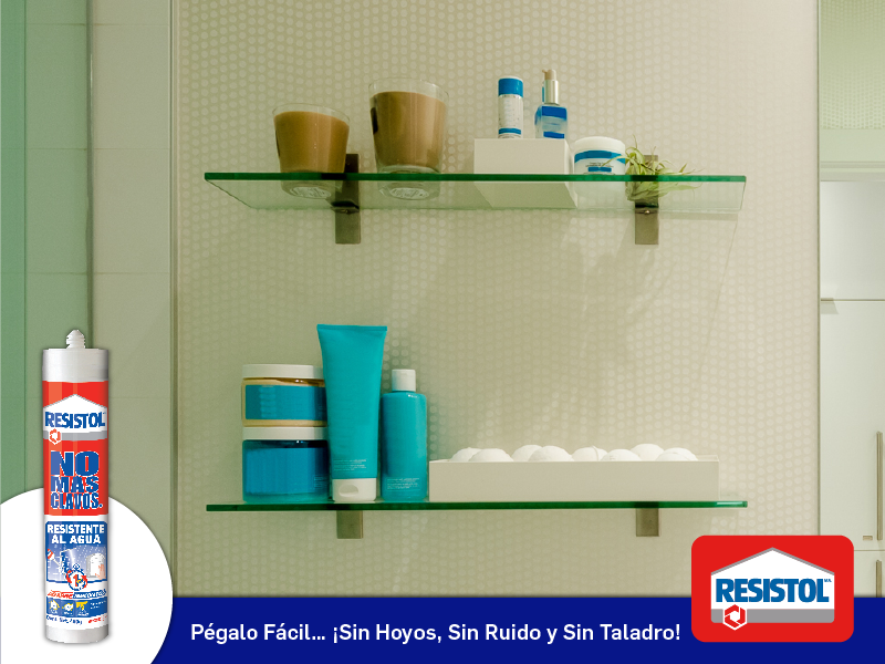 ResistolMexico's tweet photo. Resistol No Más Clavos Resistente al Agua, ideal para interiores y exteriores. http://t.co/54vXEIDIfA