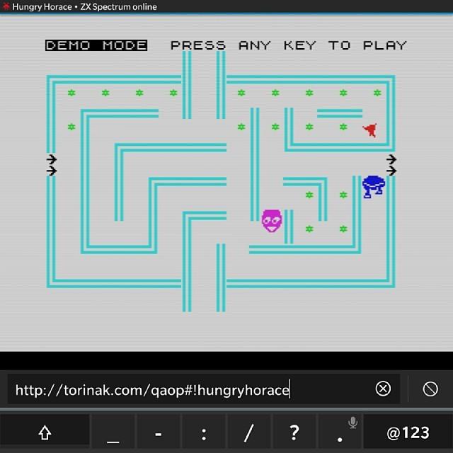 OlHungers's tweet image. Can you play #HungryHorace on the #BlackBerry #Passport? Why, yes you can! #retrogaming