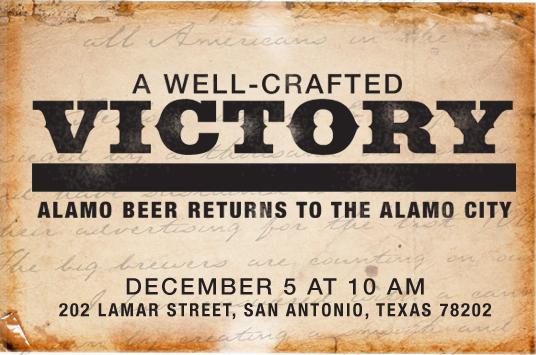 AlamoBeerCo's tweet photo. Alamo Beer Returns to the Alamo City after 95 years. Ribbon Cutting to mark beginning of production. #rememberalamo http://t.co/7TKqPLNGBc