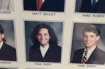 BuzzFeed's tweet photo. Paul Rudd’s hair in the ’80s is a thing of unexpected beauty http://t.co/GUGm3ED9lU http://t.co/fe7WMI05xE