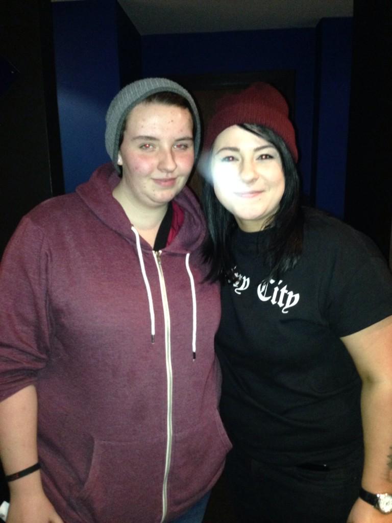 rhiannangee's tweet photo. Thanks for a great night @lspraggan love you lots #lucyinglasgow #spraggs http://t.co/ct6FF0C5Xi